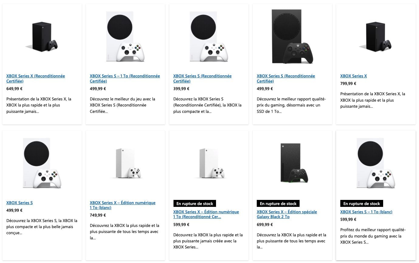Microsoft Xbox Series X S Augmentation Prix De Vente