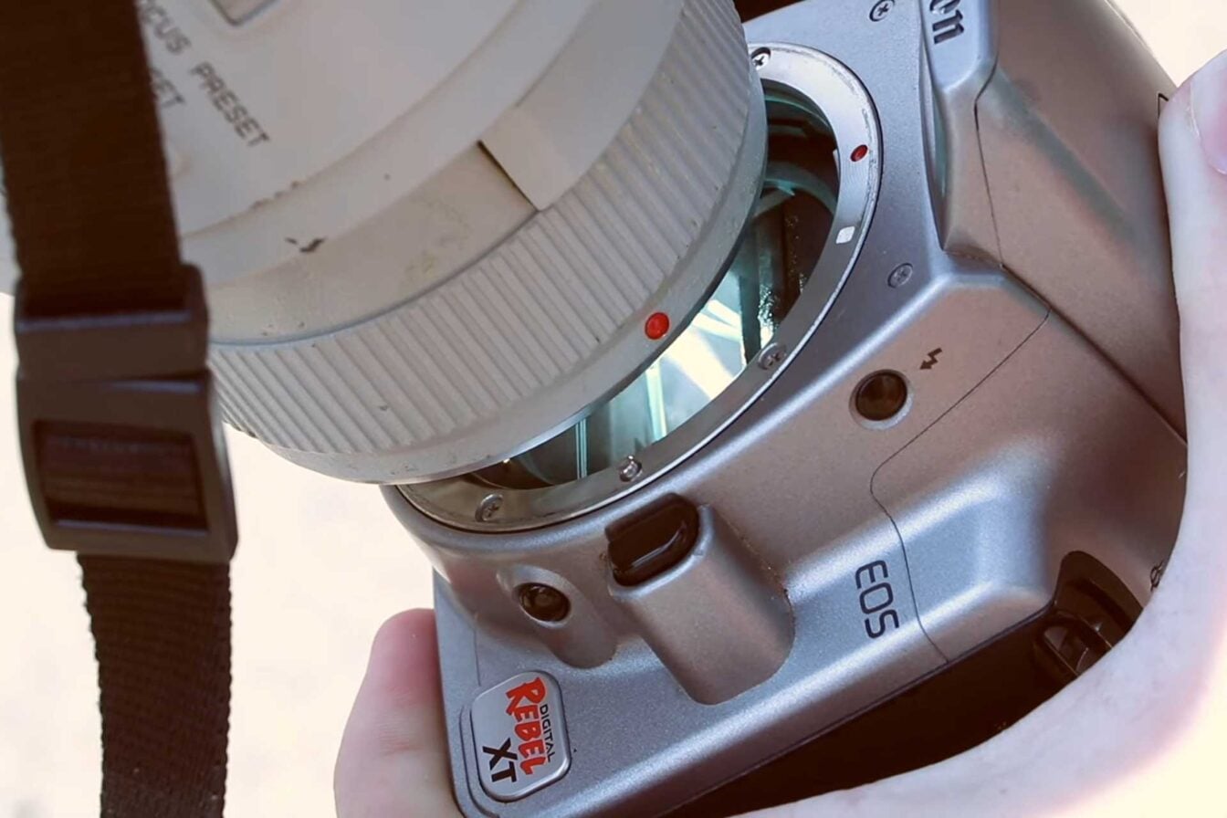 Appareil Photo Teleobjectif Eclipse Brule