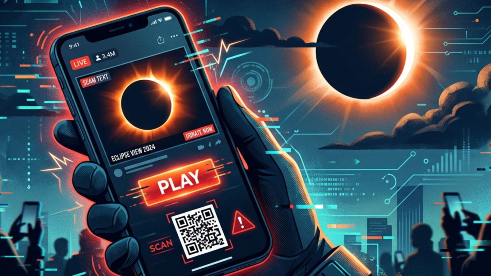 Arnaque à l'éclipse : attention, les pirates vont en profiter pour vous piéger