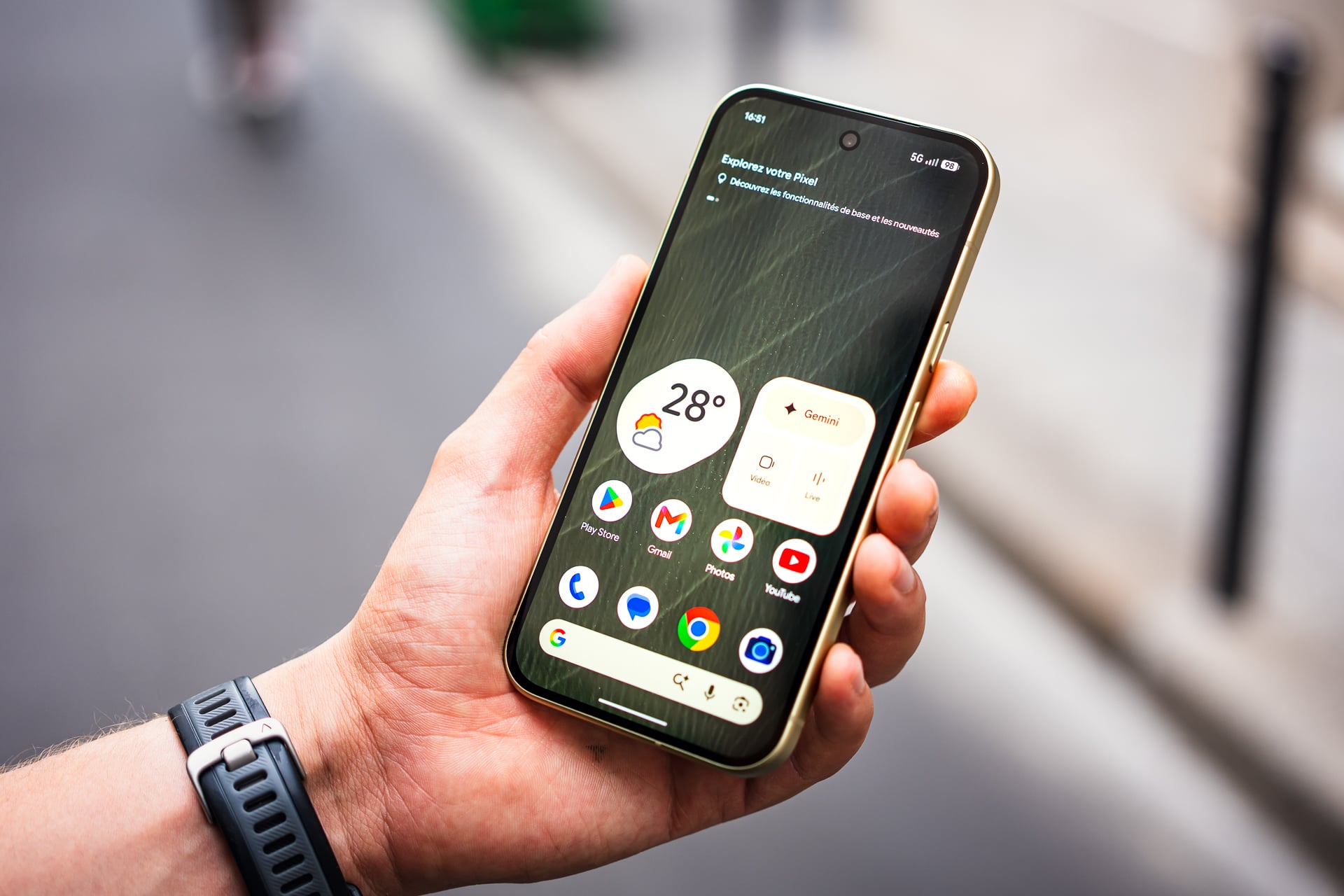 Avis Google Pixel 11 Interface