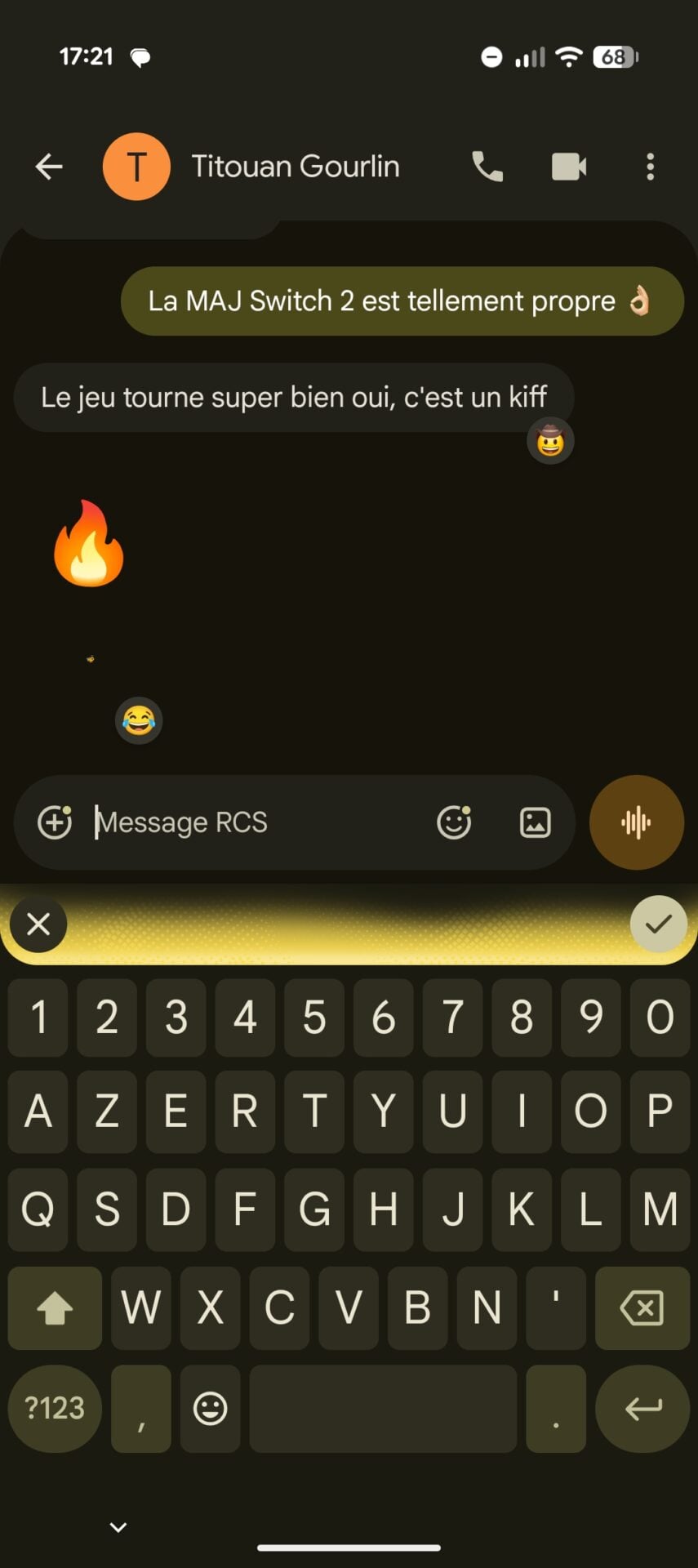 Avis Google Pixel 11 Rambler Gboard