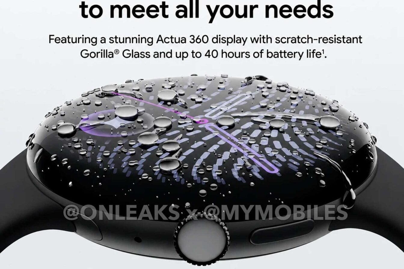 Google Pixel Watch 5 : fuite massive de la fiche technique et des prix avant son lancement
