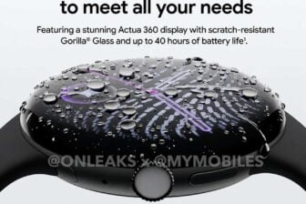 Google Pixel Watch 5 Fuite