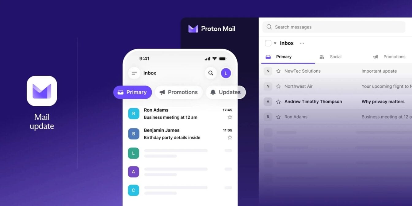 Proton Mail tri