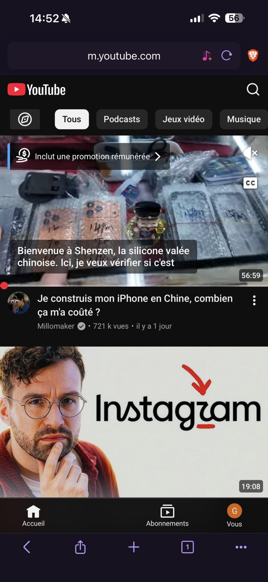 Brave Youtube 2