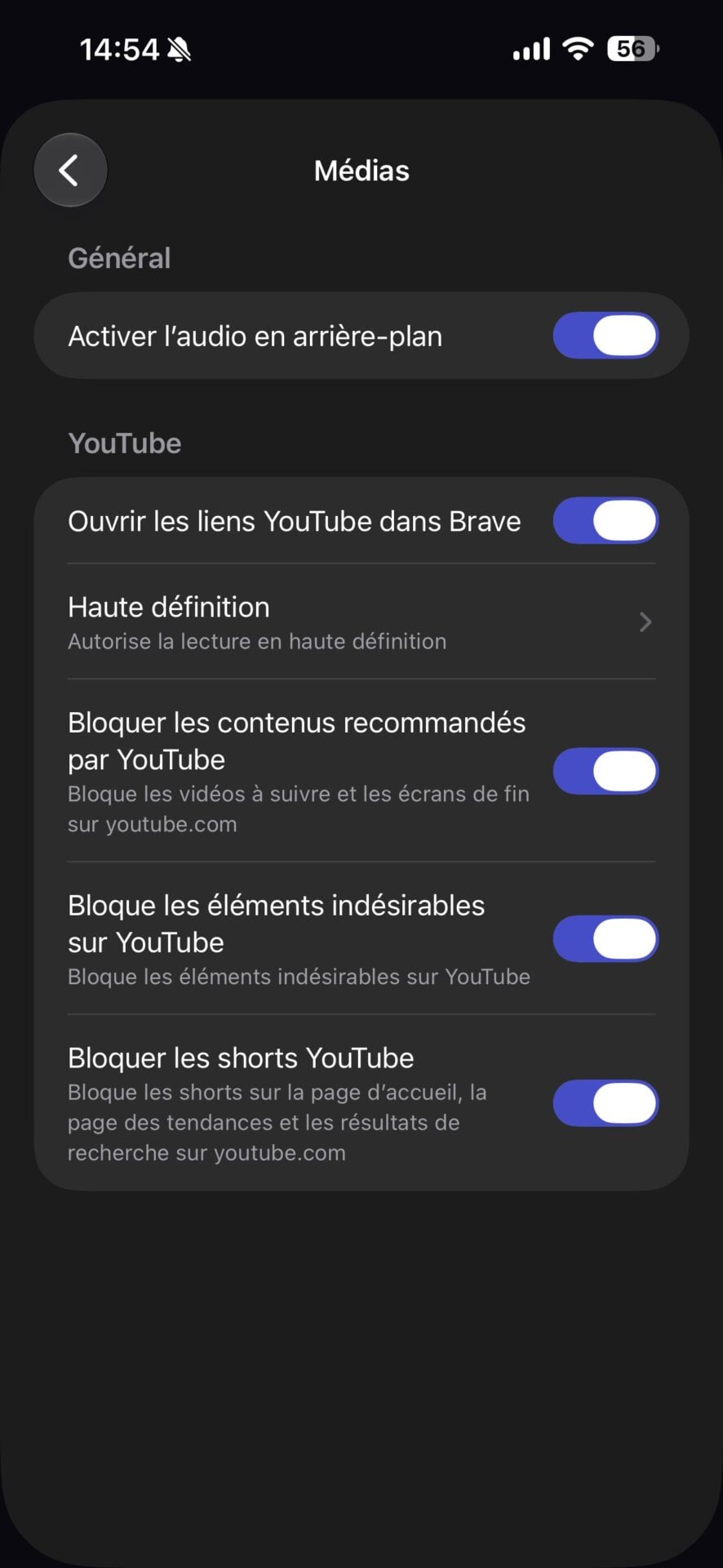Brave Youtube 6