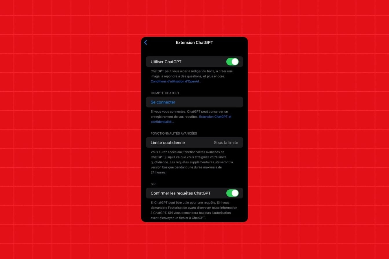 Un partenariat « en dessous des attentes » : les utilisateurs d’iPhone ont boudé ChatGPT dans Apple Intelligence