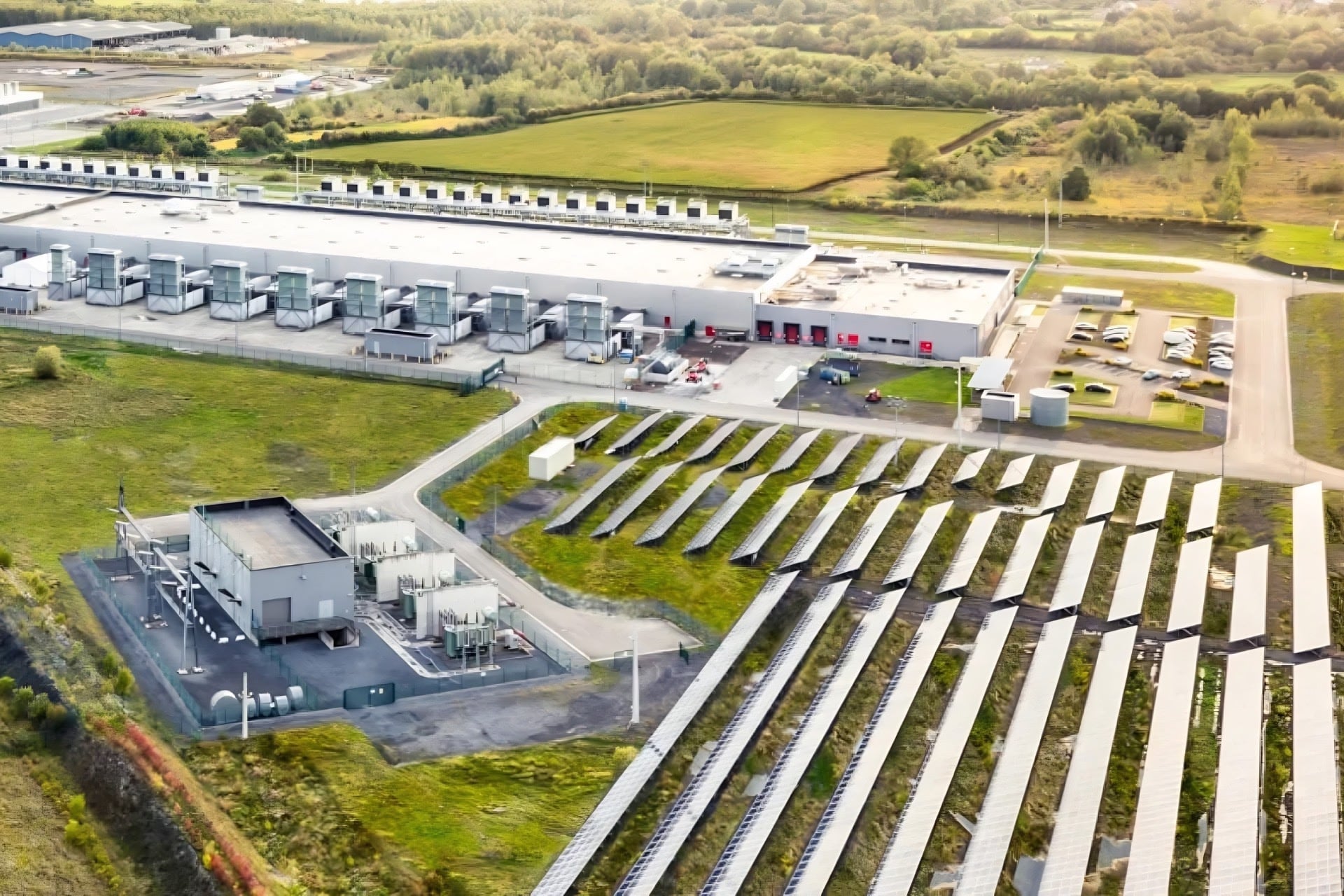 Data center Google à Saint Ghislain, Belgique
