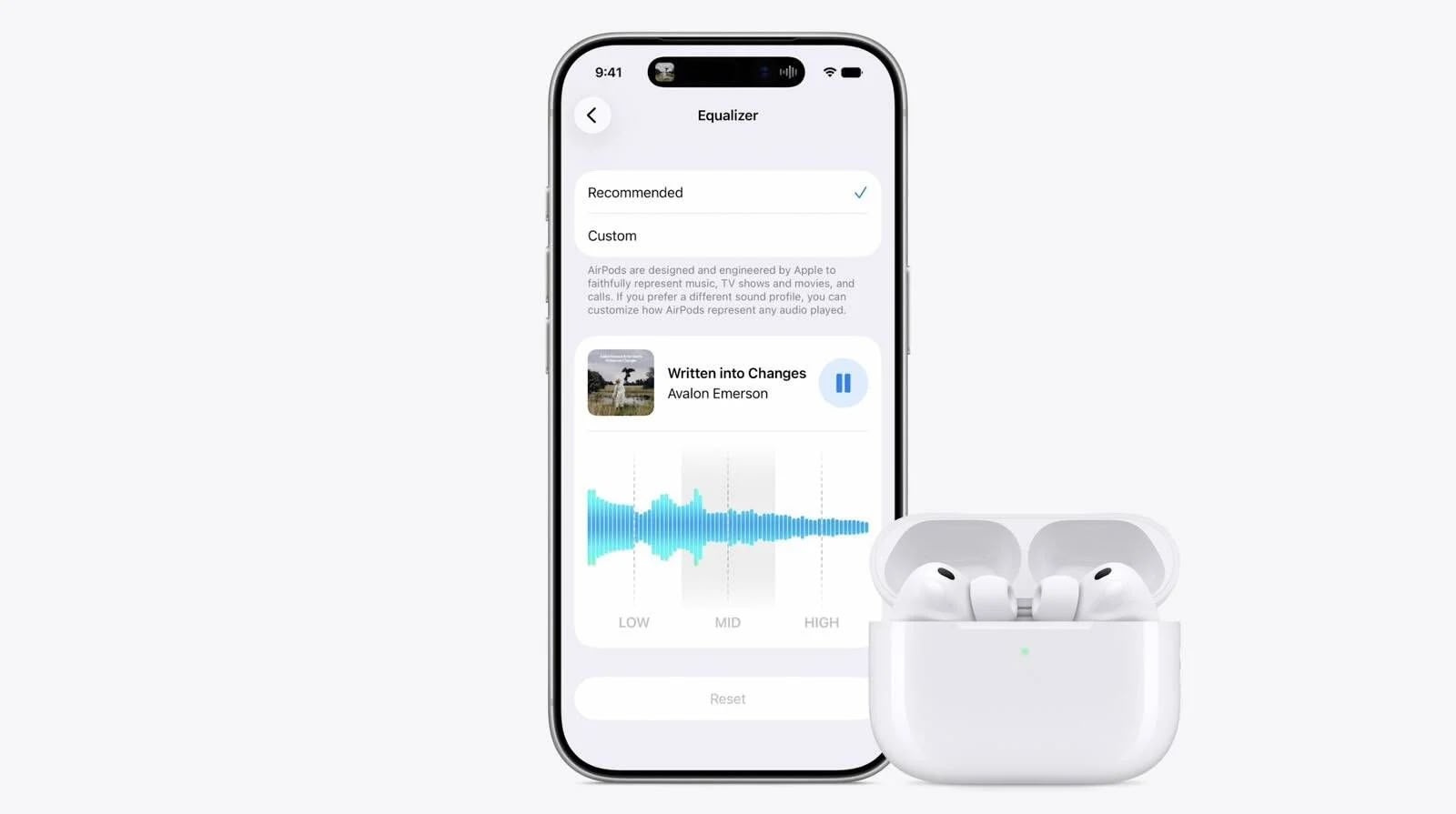 Égaliseur Personnalisé AirPods iOS 27