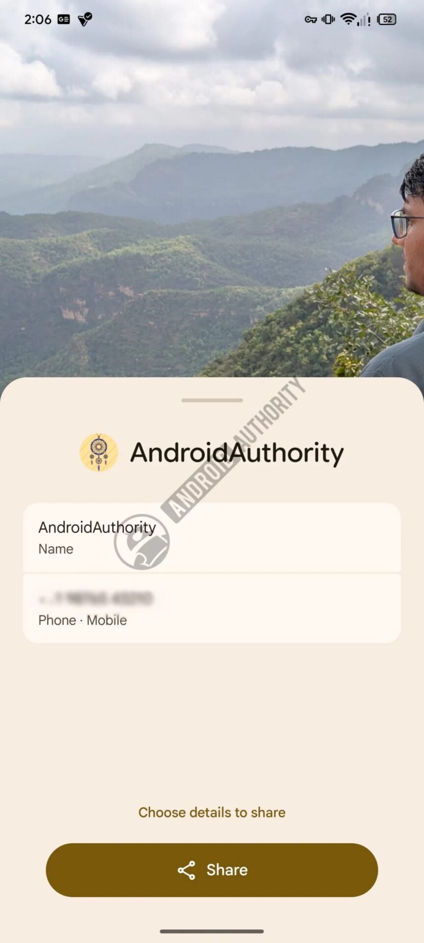 Google Contacts Carte Appel 2