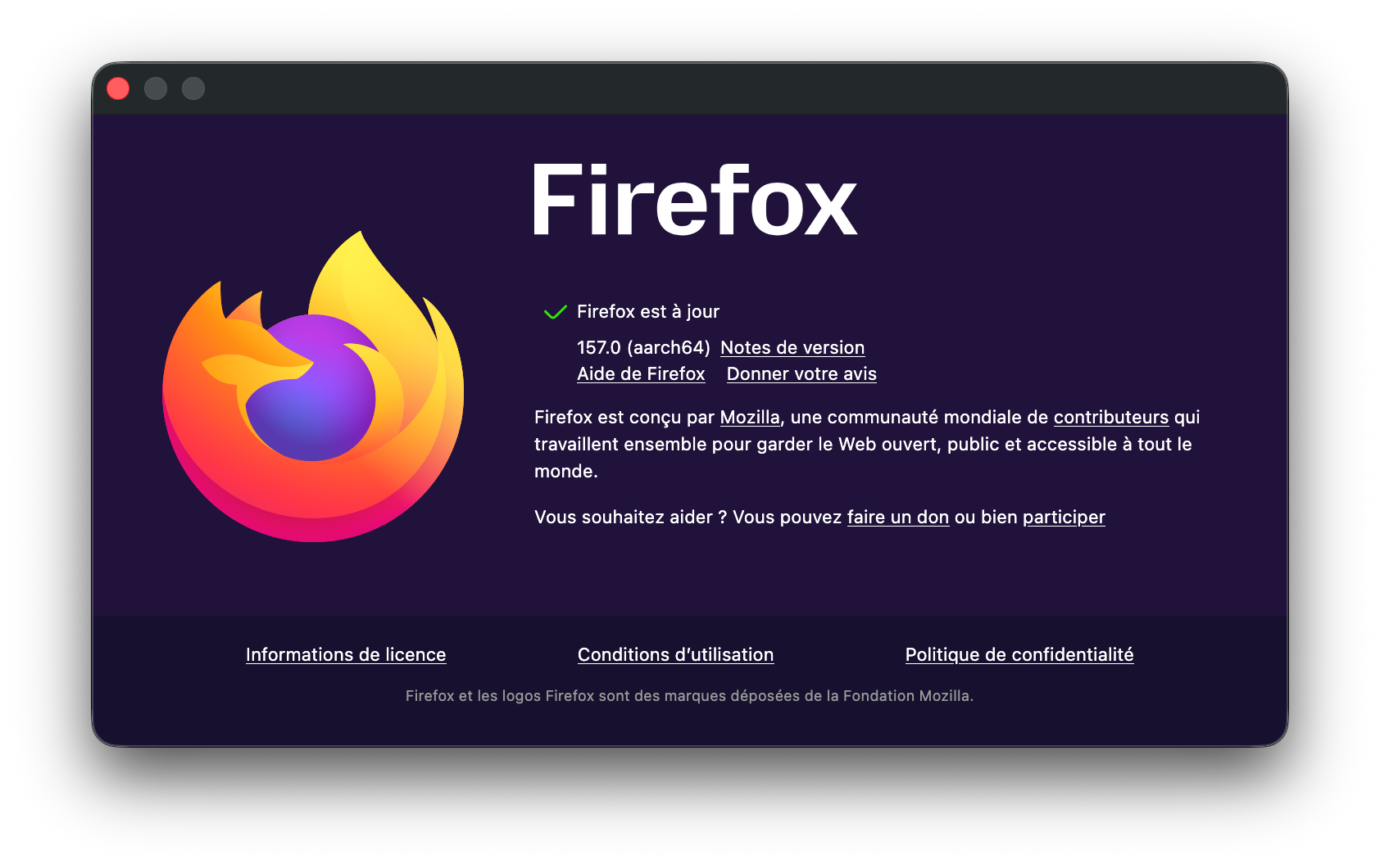 Mise À Jour Firefox 157
