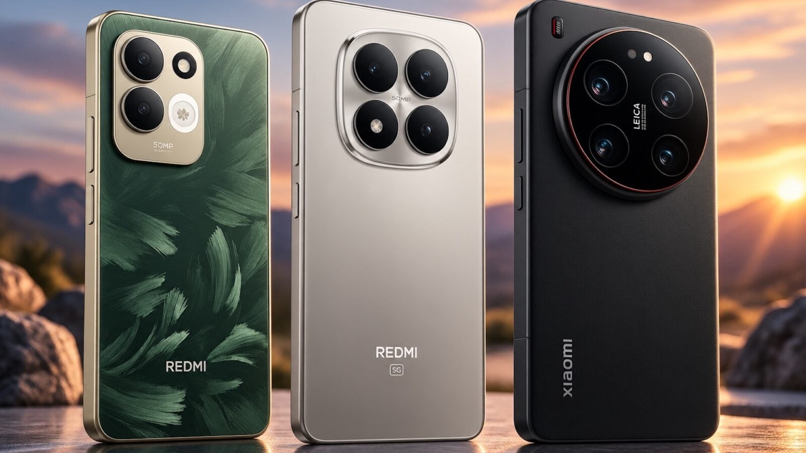 AliExpress : 5 smartphones Xiaomi à prix cassé ce week-end, lequel est fait pour vous ?