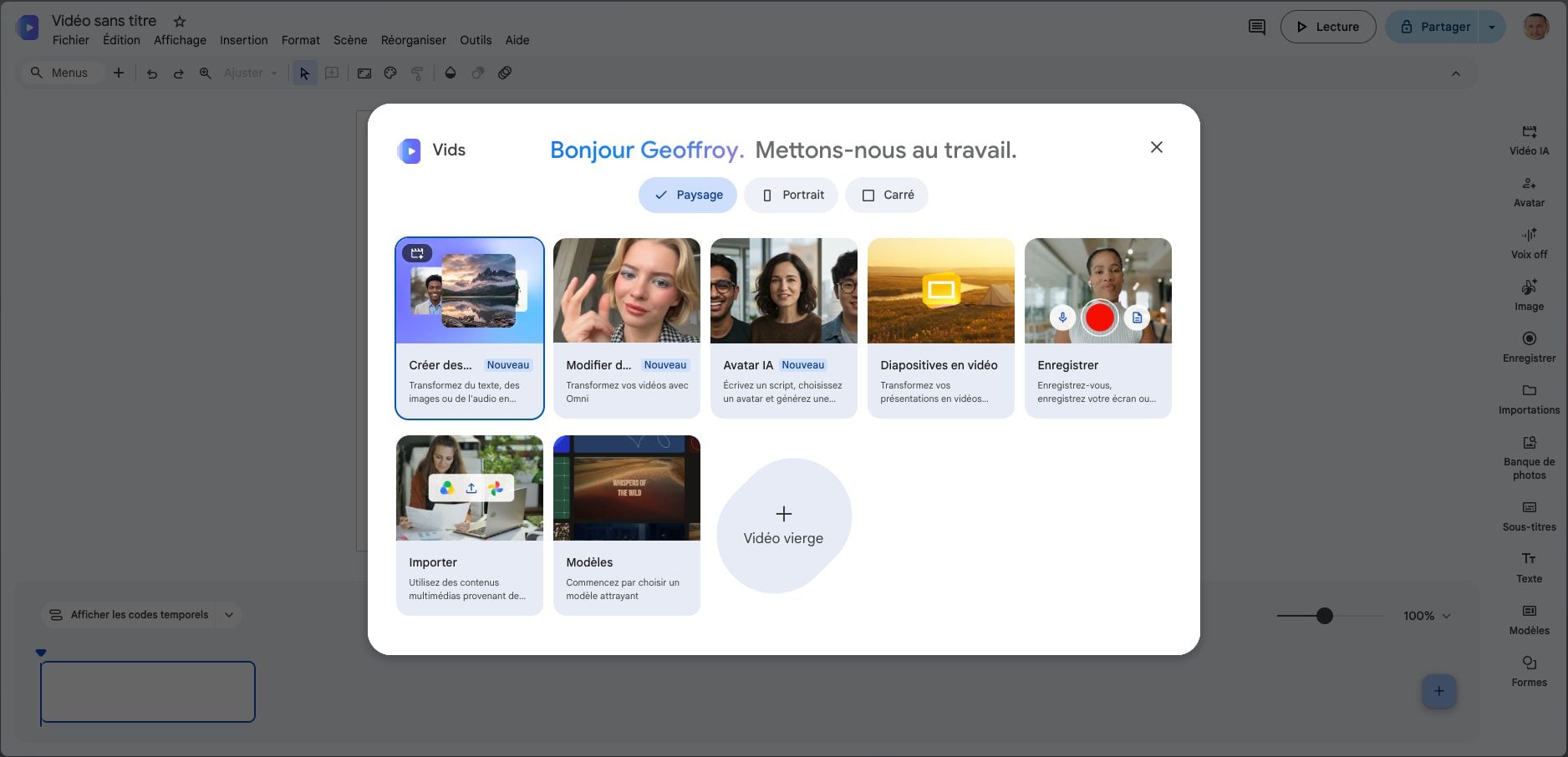 Google Vids Gemini Omni