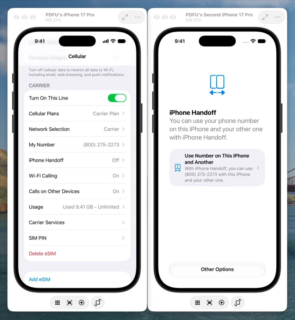 iOS 27 iPhone Handoff 2