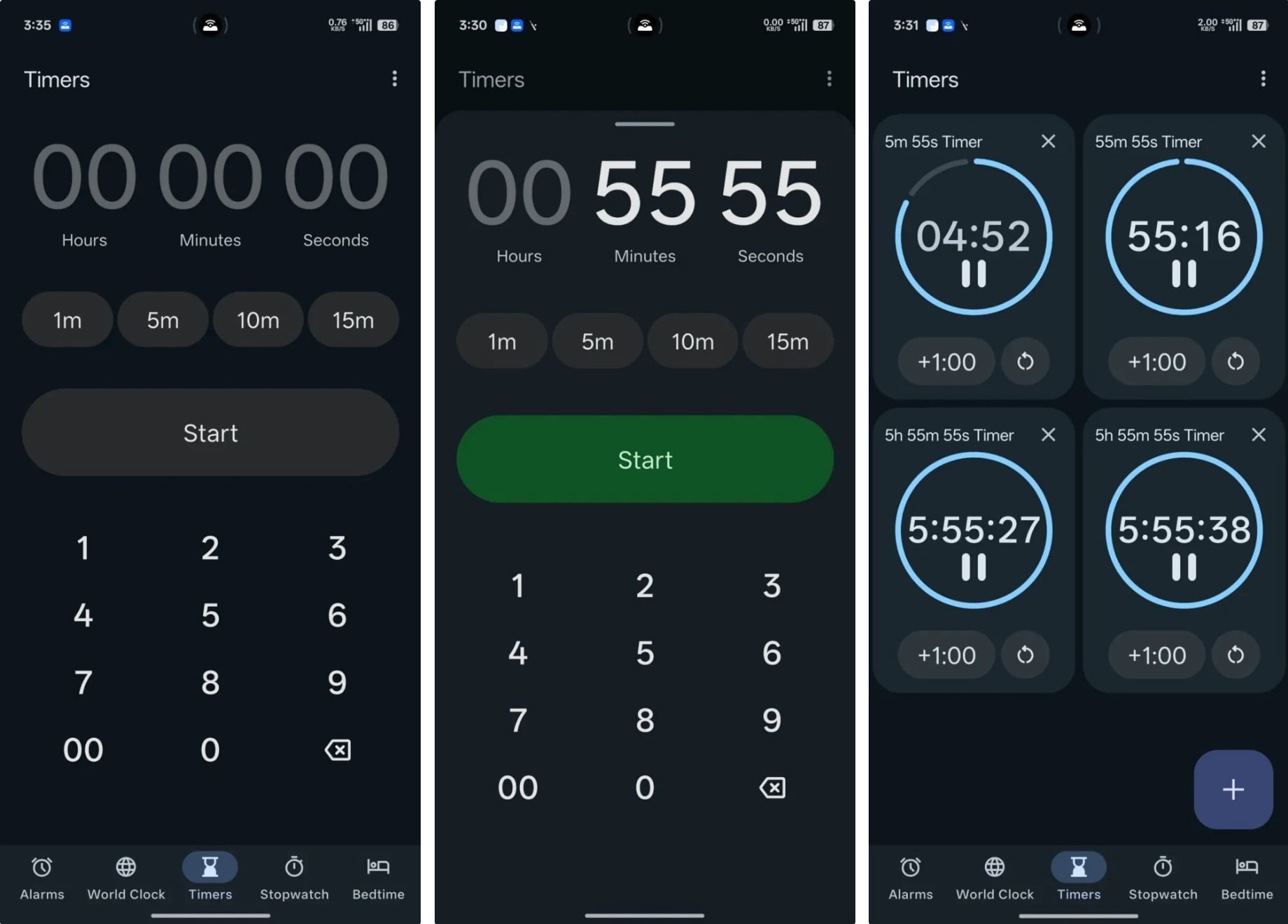 Nouvelle Interface Google Horloge