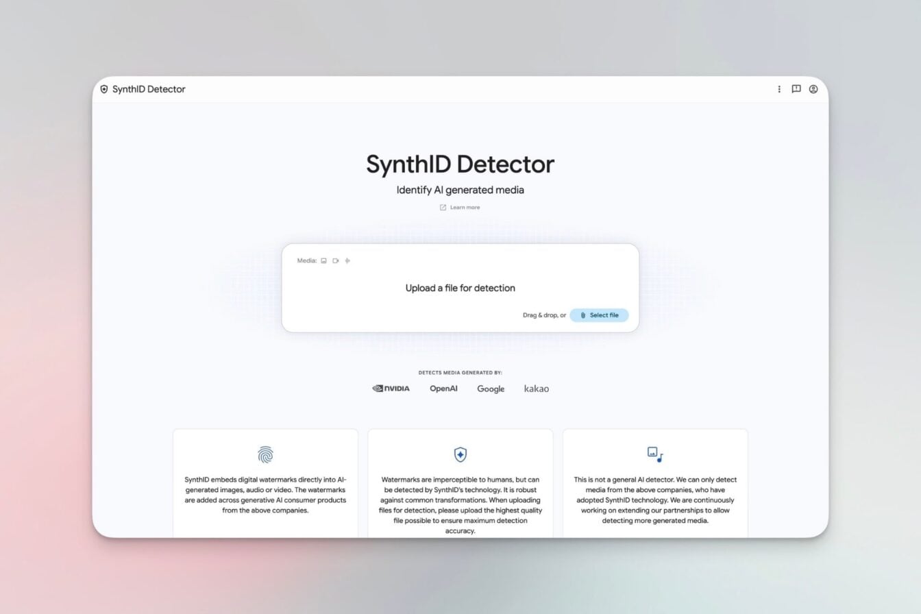 Détecter gratuitement du contenu IA : Google ouvre SynthID à tout le monde