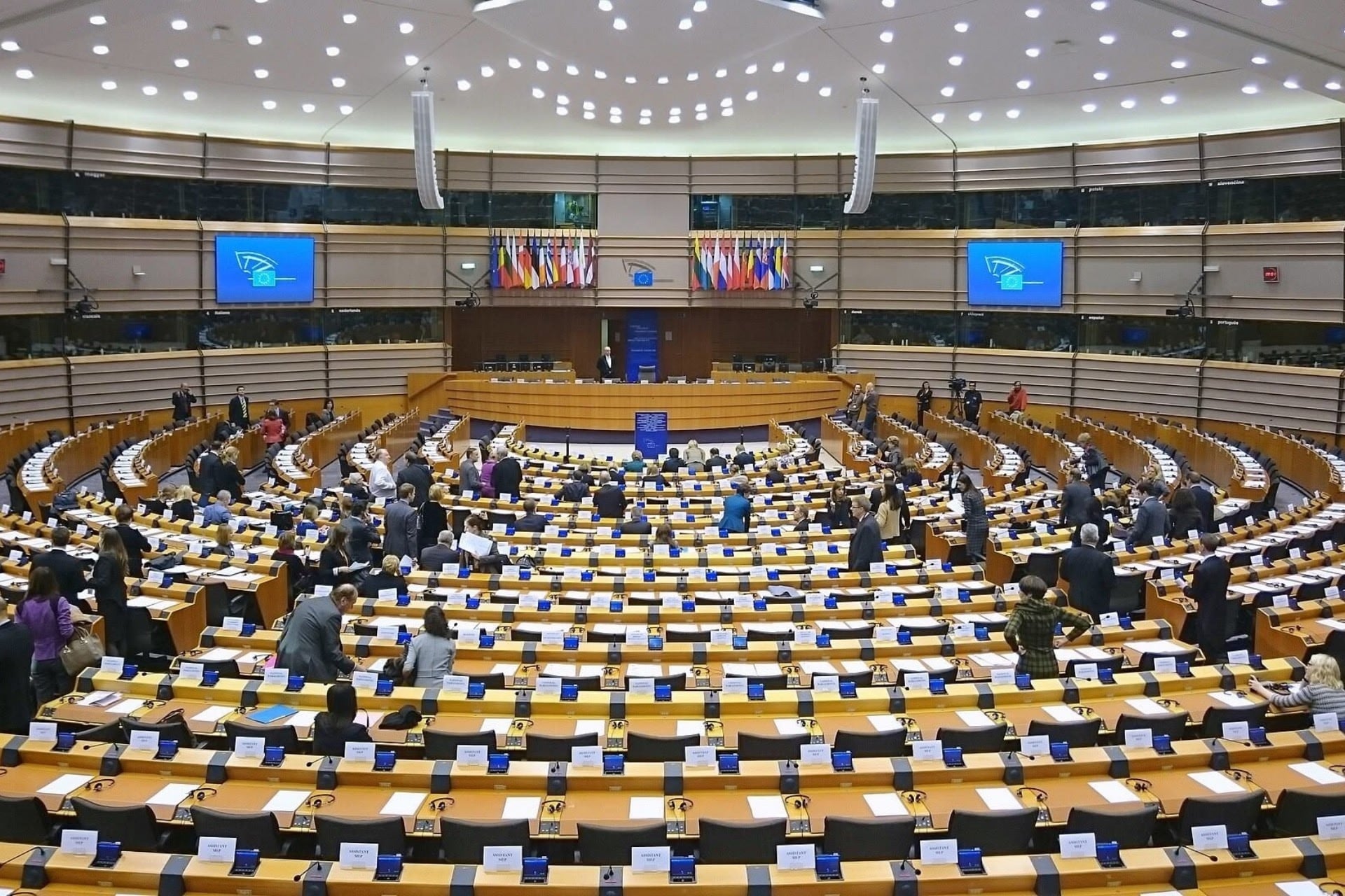 Hémicycle Parlement Européen Bruxelles