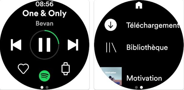 Spotify Montre connectée