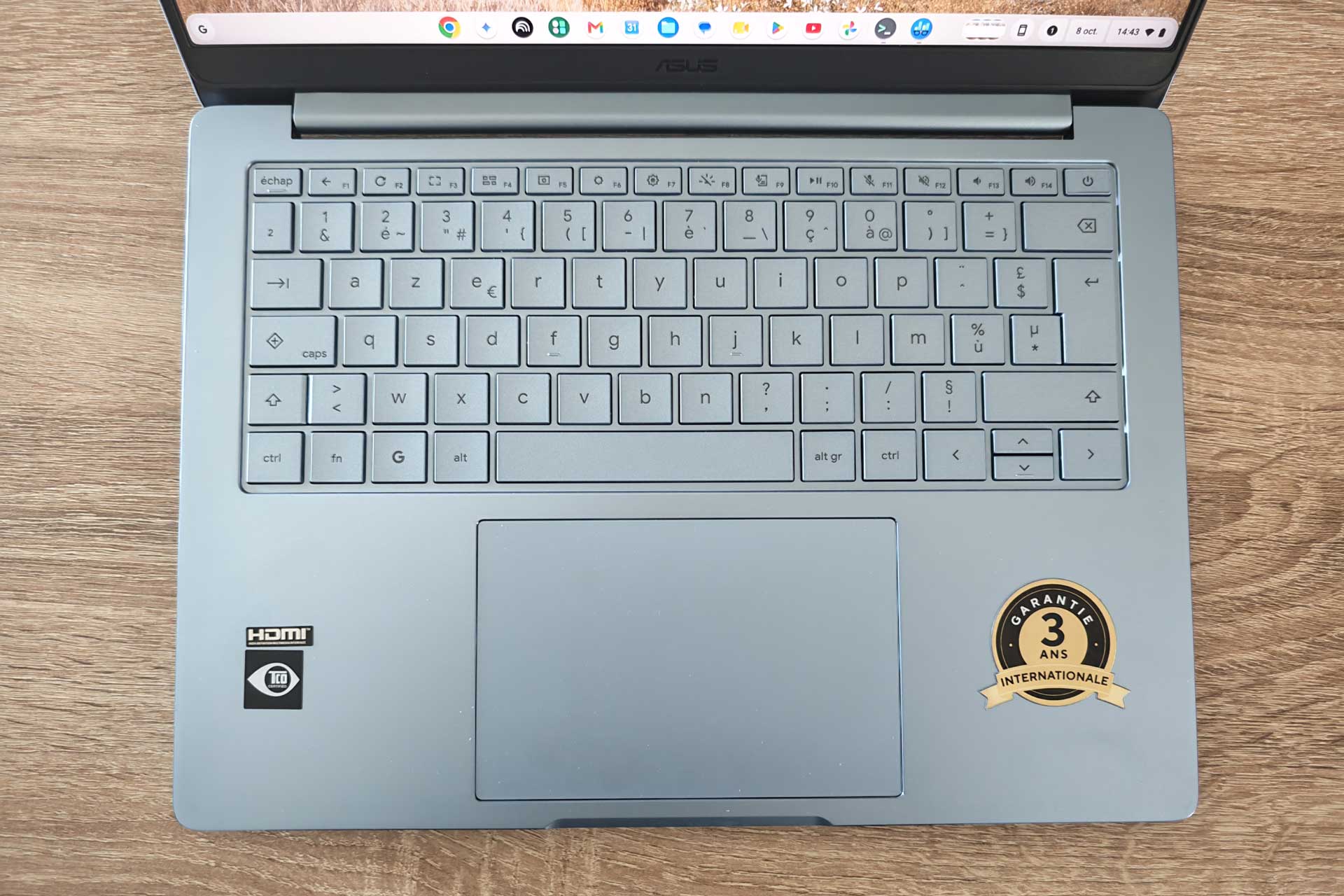 Test Asus Chromebook Cm14 Cm1406 Clavier 1