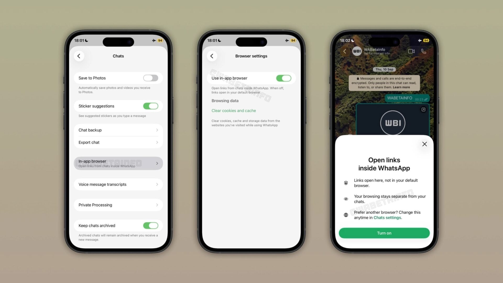 Whatsapp In App Browser iOS