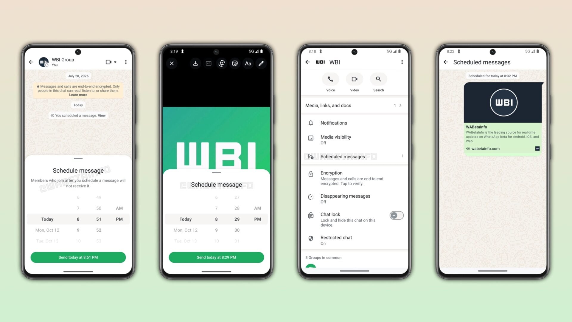 Whatsapp Android Programmation Envoi Message