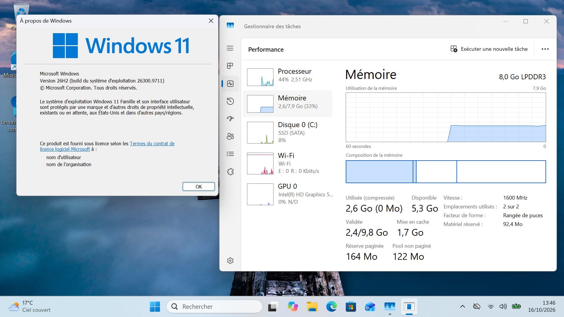 Windows 11 26h2 Mémoire