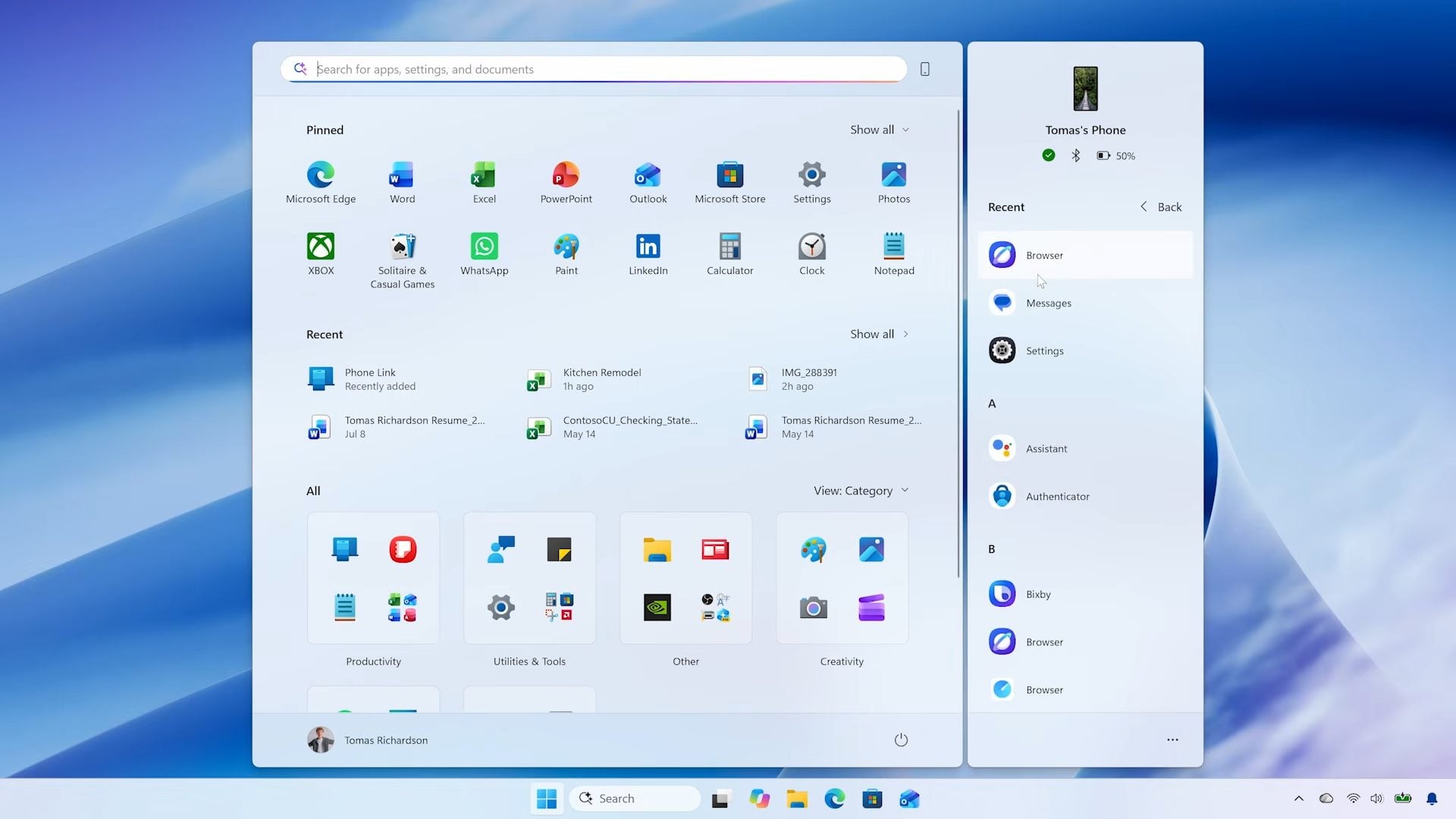 Windows 11 Android Applications Smartphone