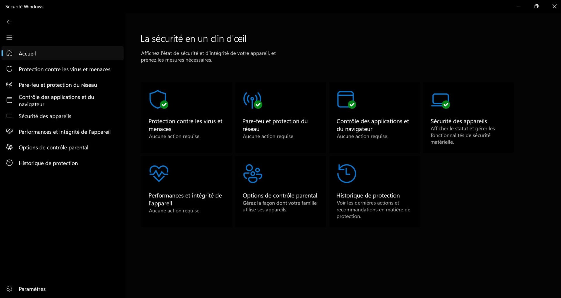 Windows Sécurité Windows 11