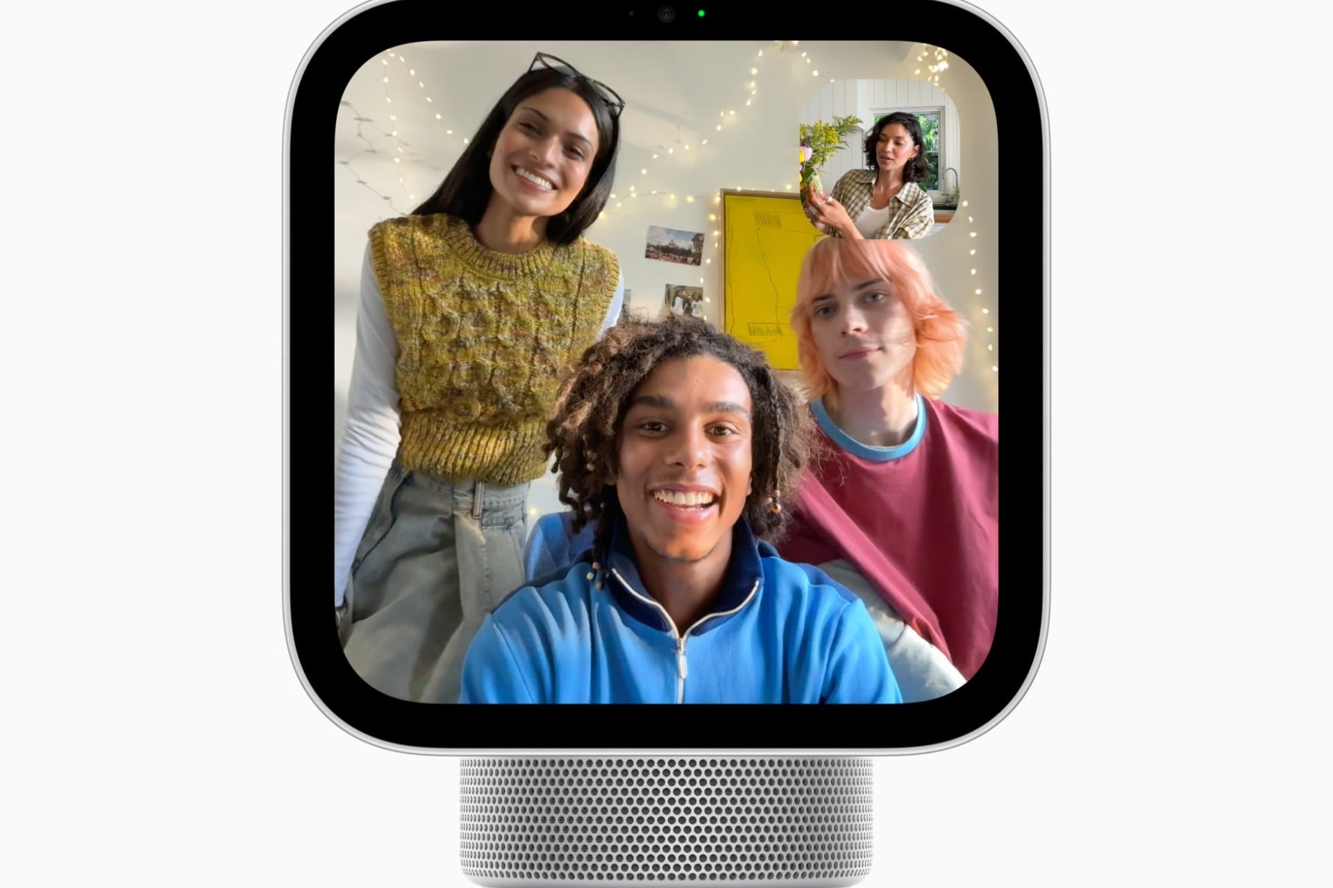 Apple HomeView de face en appel FaceTime
