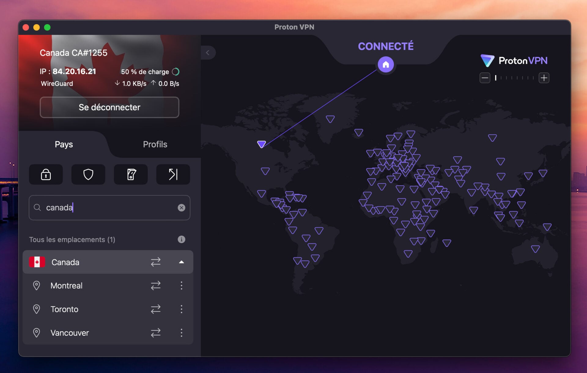 Canada Proton Vpn