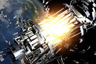 Debris Spatial Explosion Etage Fusee