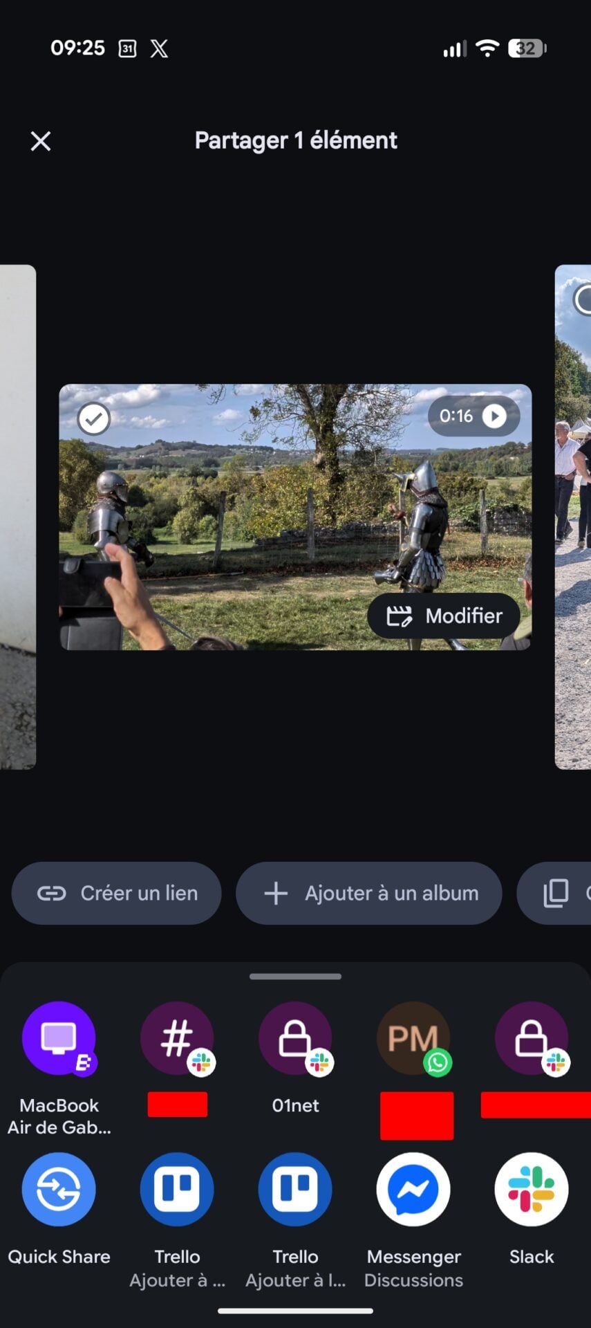 Google Photos Bouton Modifier Video 1