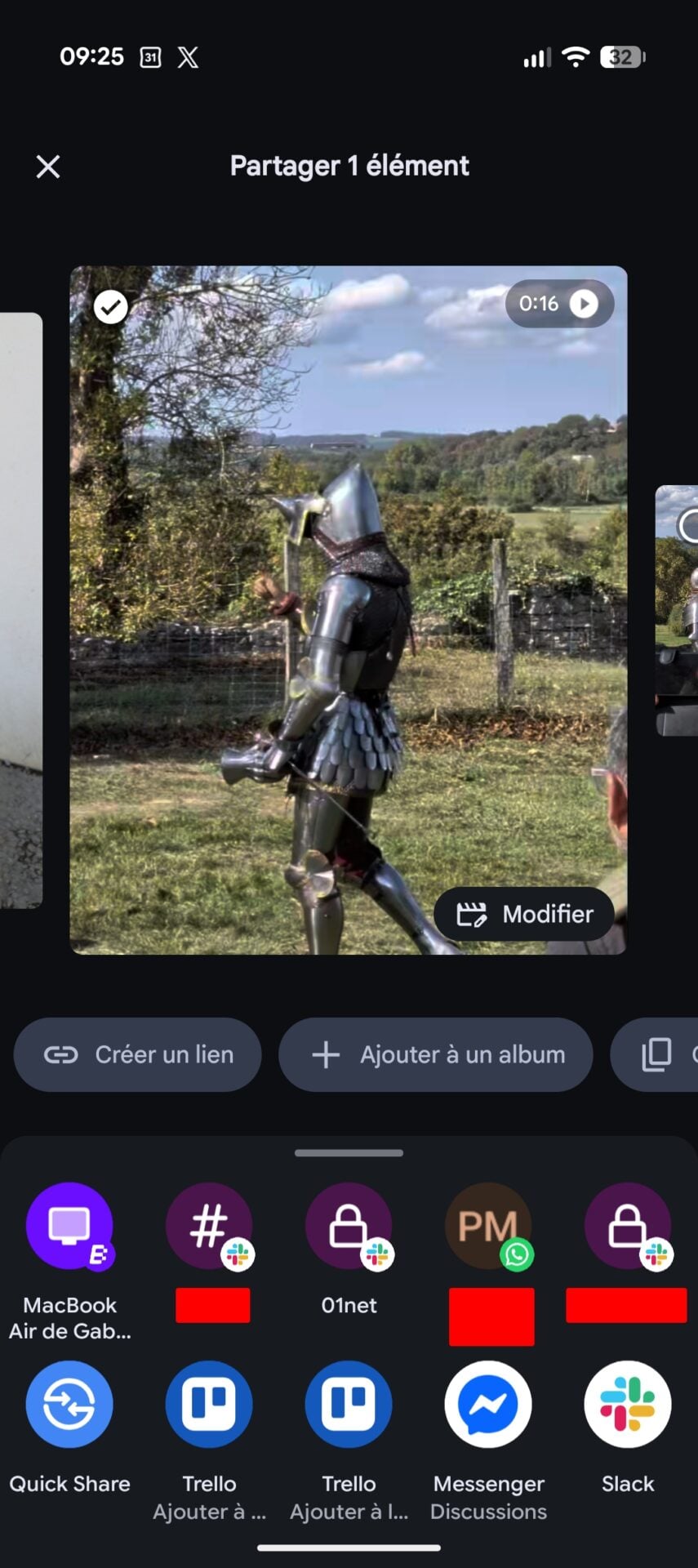 Google Photos Bouton Modifier Video 3