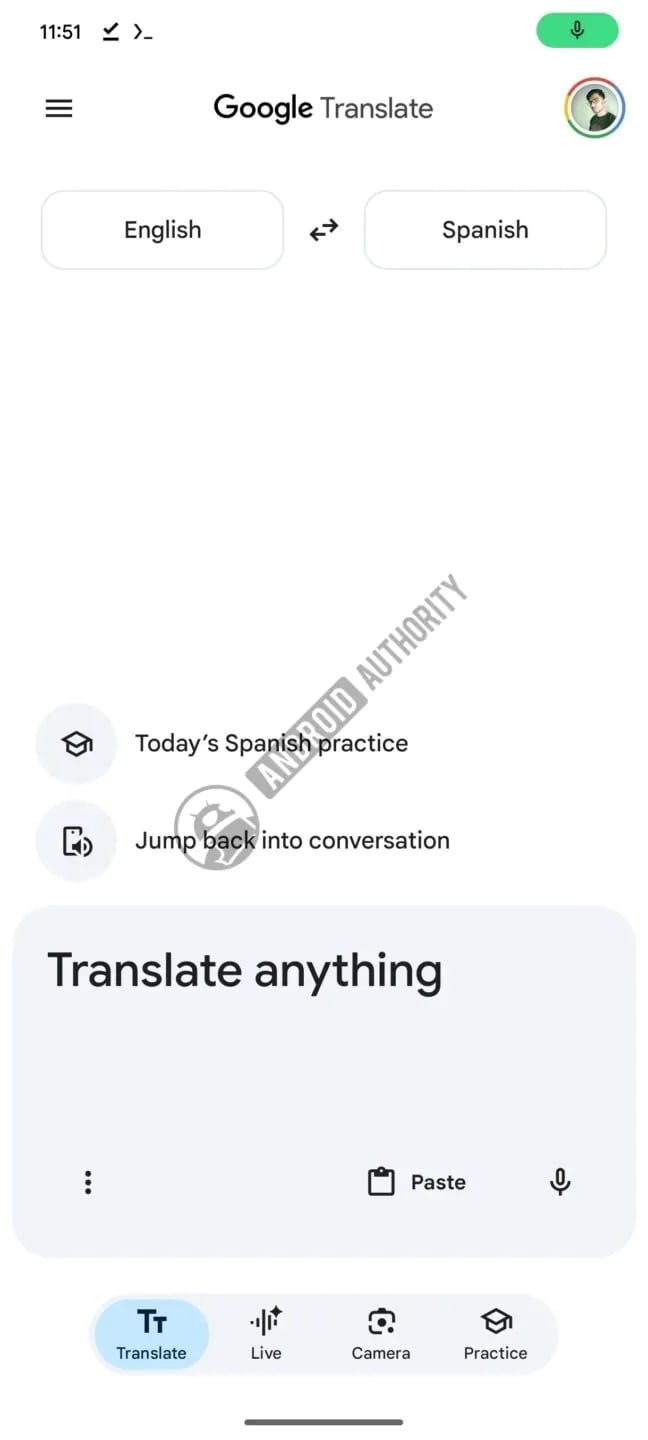 Google Traduction Android Nouveau Design 1