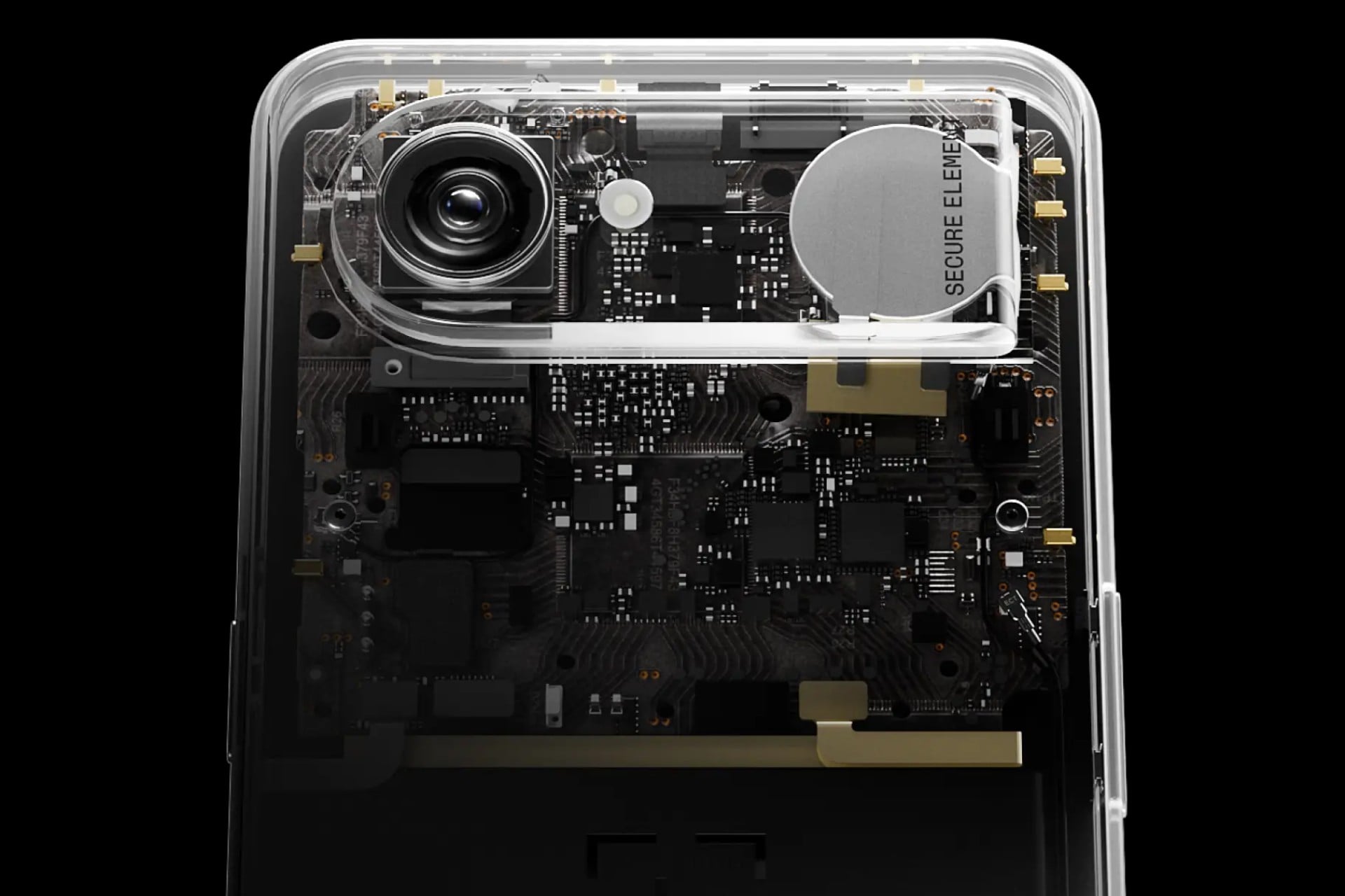 Intérieur du Ledger Atom