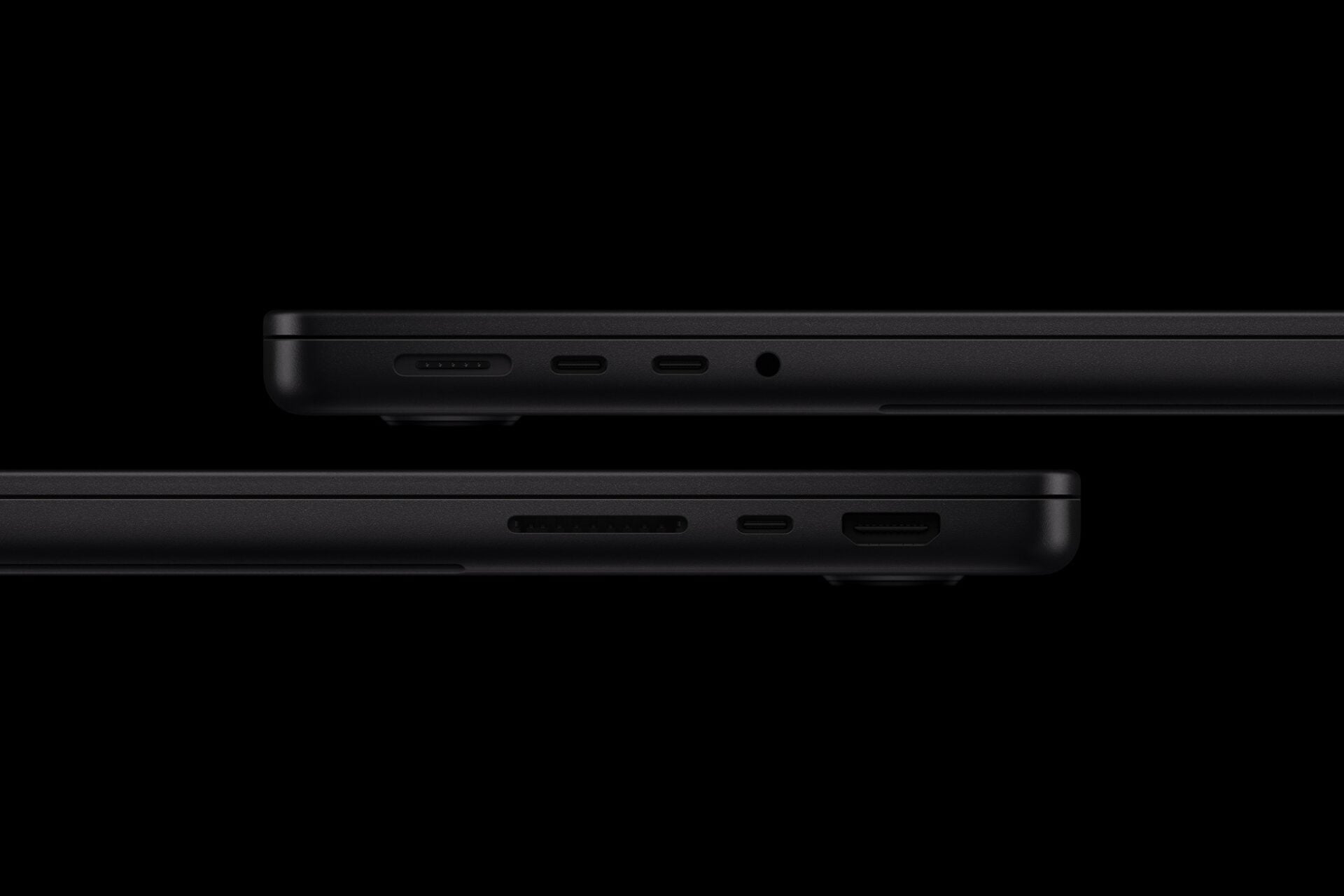 La connectique du MacBook Pro 14 pouces M6