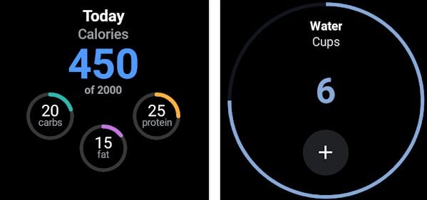 Myfitnesspal montre connectée