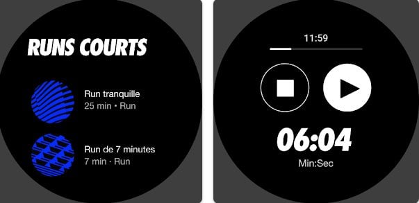 Nike Run Club montre connectée