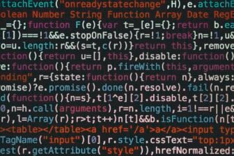 Des lignes de code sur un ecran sombre