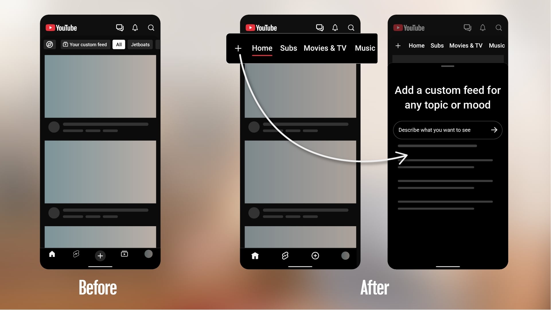 Youtube Nouvelle Interface Flux Personnalise
