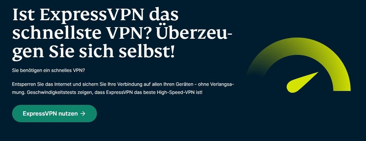 ExpressVPN schnellstes VPN