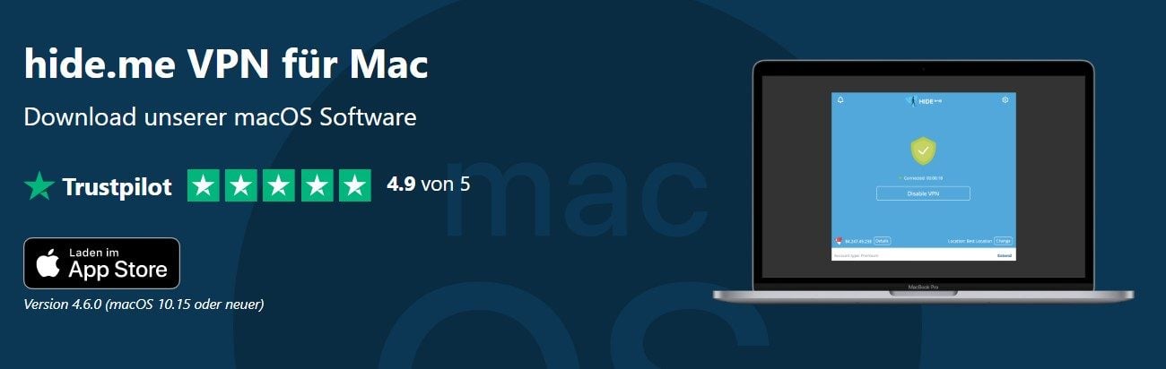 Hide.me MacOS kostenlos Mac