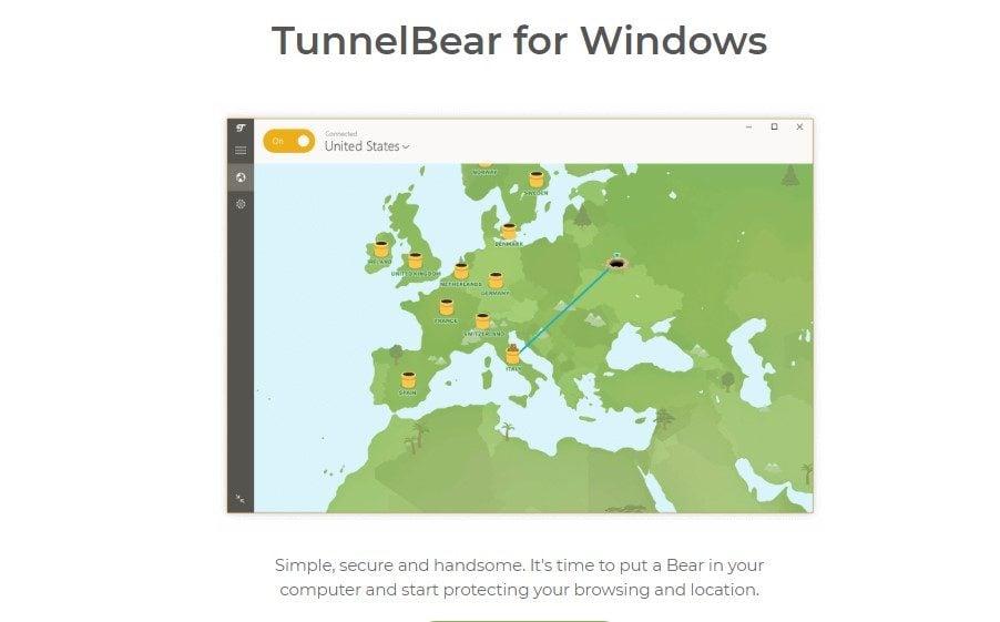 TunnelBear Kostenlos Windows