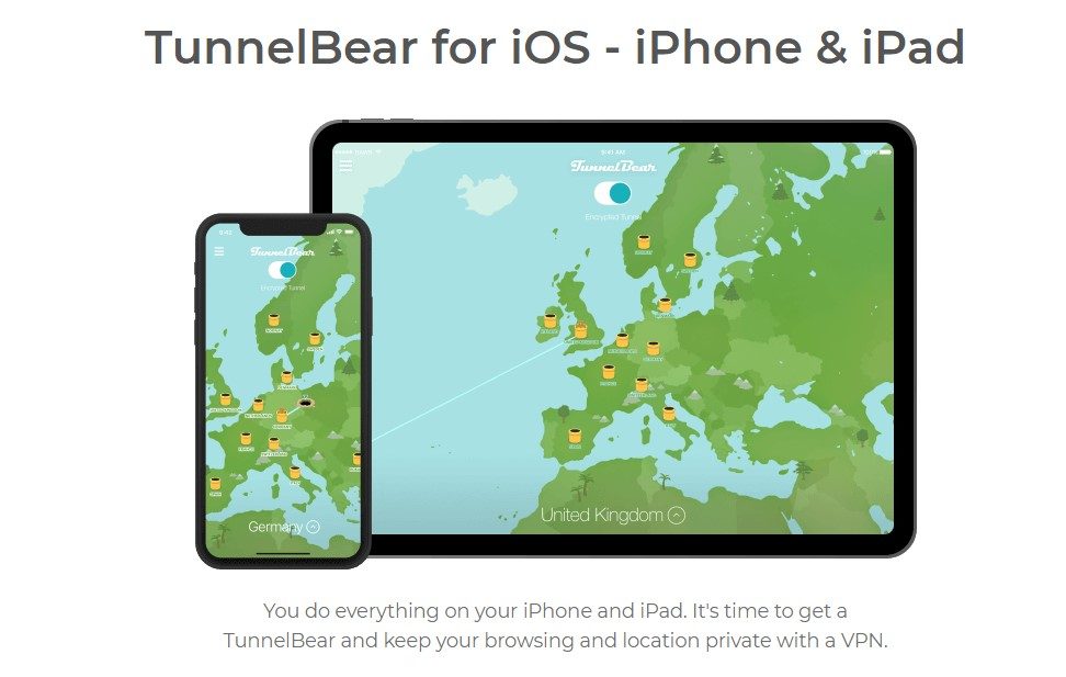 TunnelBear Kostenlos iPhone iPad
