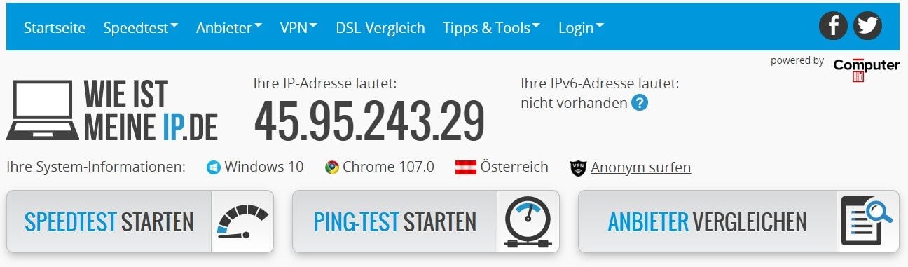 IP-Adresse Österreich