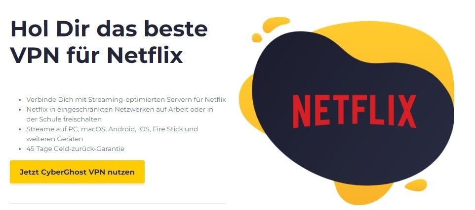 CyberGhost Netflix US