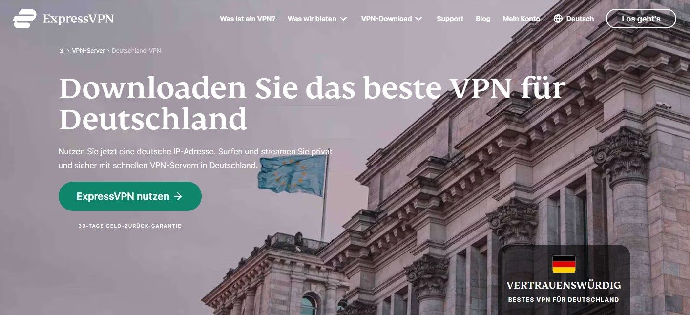 ExpressVPN bestes VPN Deutschland