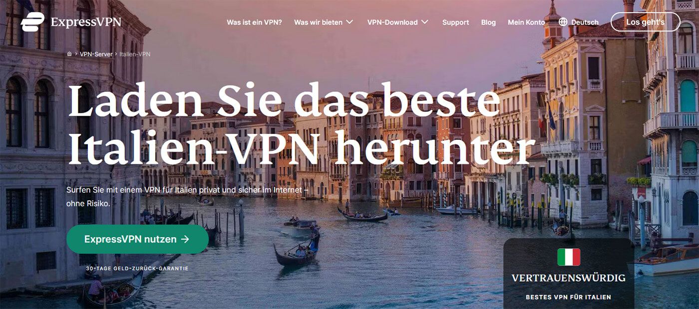 ExpressVPN VPN Italien