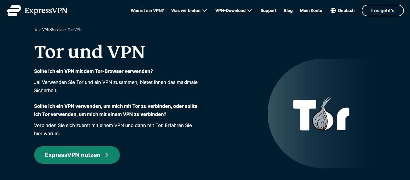 ExpressVPN bestes VPN Dark Web Tor