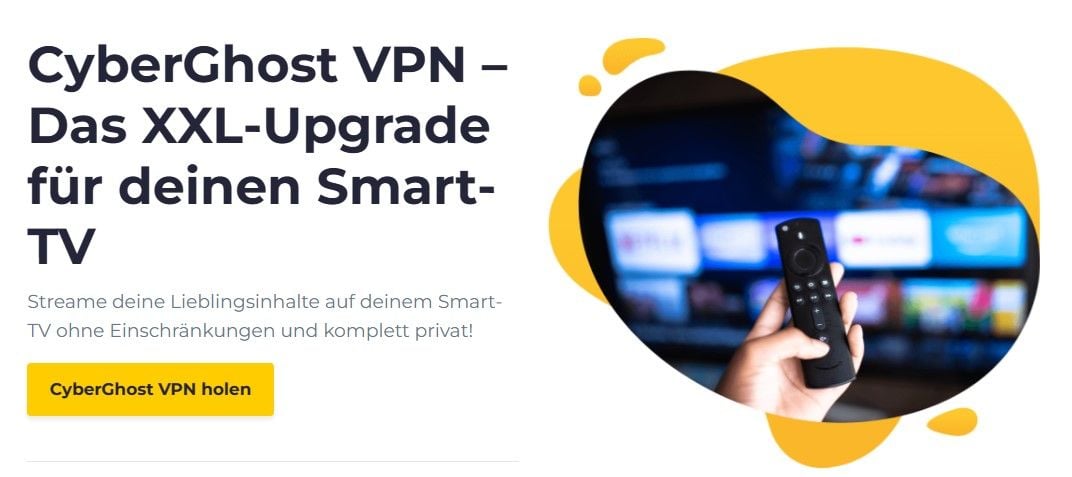 CyberGhost bestes VPN Smart TV